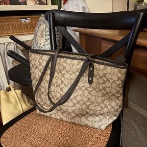 Gently used Coach tote